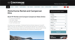 Desktop Screenshot of go4motorhomerental.com