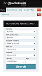 Mobile Screenshot of go4motorhomerental.com